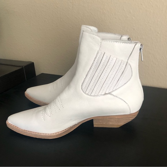 Anthropologie Silent D Women's Puly Western Leather Boots Size 38 ( 7 - 7.5 ) - Picture 7 of 13